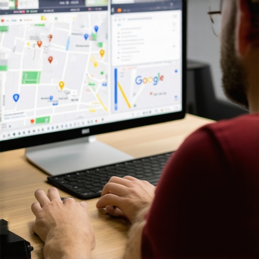 Advanced Local SEO Strategies in Gilbert Business owner analyzing Google Maps optimization data in Gilbert, Arizona