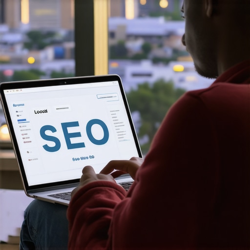 Person working on local SEO strategies in Gilbert