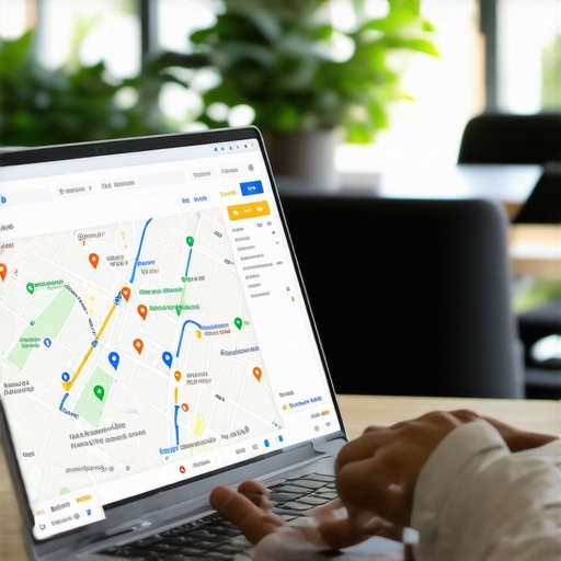 Business owner optimizing Google Maps listing in Gilbert
