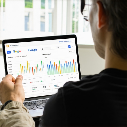 Gilbert Local SEO Expert Analyzing Rankings Expert analyzing Gilbert Google Maps rankings with charts and laptop
