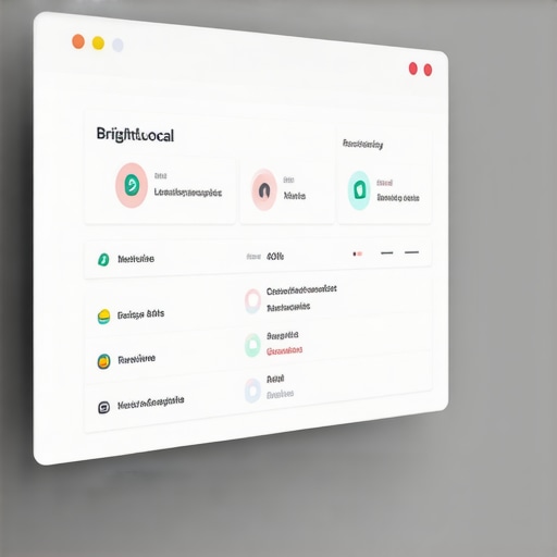BrightLocal dashboard showing Gilbert local SEO analytics.