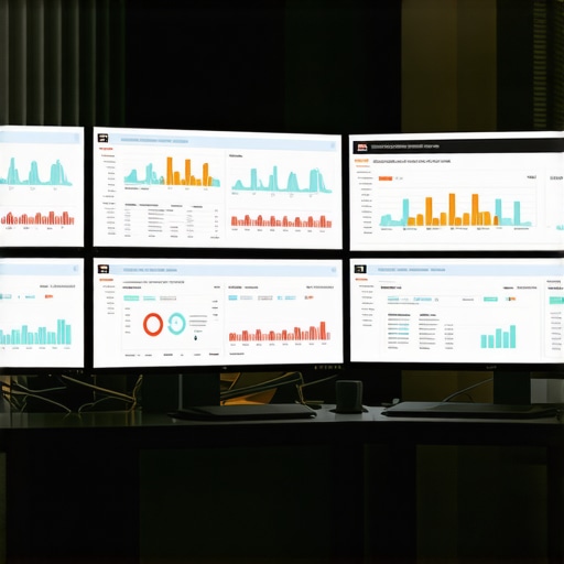 A professional SEO workspace with screens showing maps, citations, and reviews.