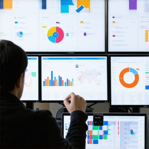 Person reviewing Google Maps and SEO analytics on a computer screen.