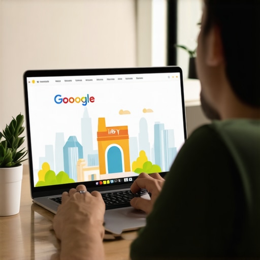 Person editing local Gilbert business information on Google My Business.